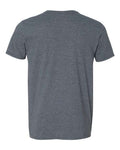 Gildan 64V00 Dark Heather — back