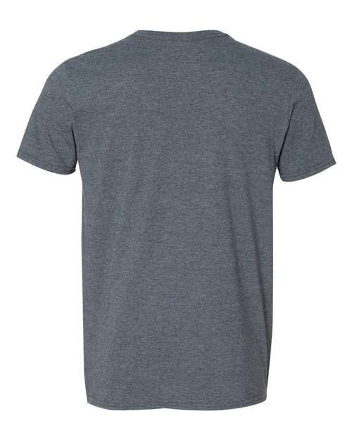 Gildan 64V00 Dark Heather — back