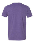 Gildan 64V00 Heather Purple — back