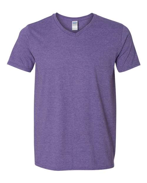 Gildan 64V00 Heather Purple — front