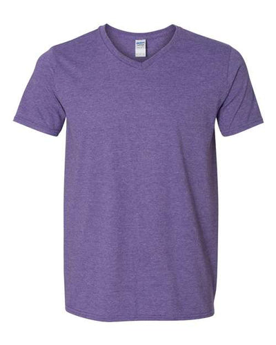 Gildan 64V00 Heather Purple — front