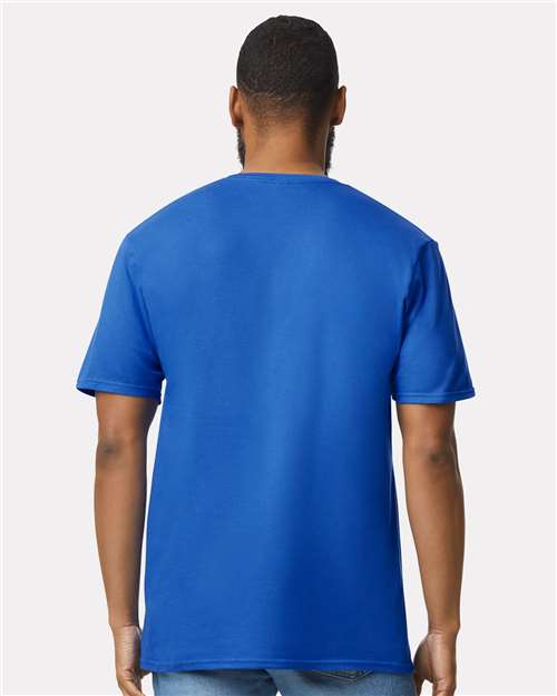 Gildan 64V00 Royal — on model back