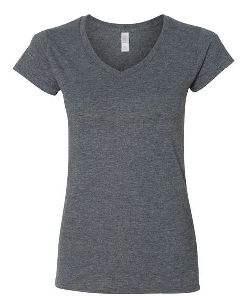 Gildan 64V00L Dark Heather — front
