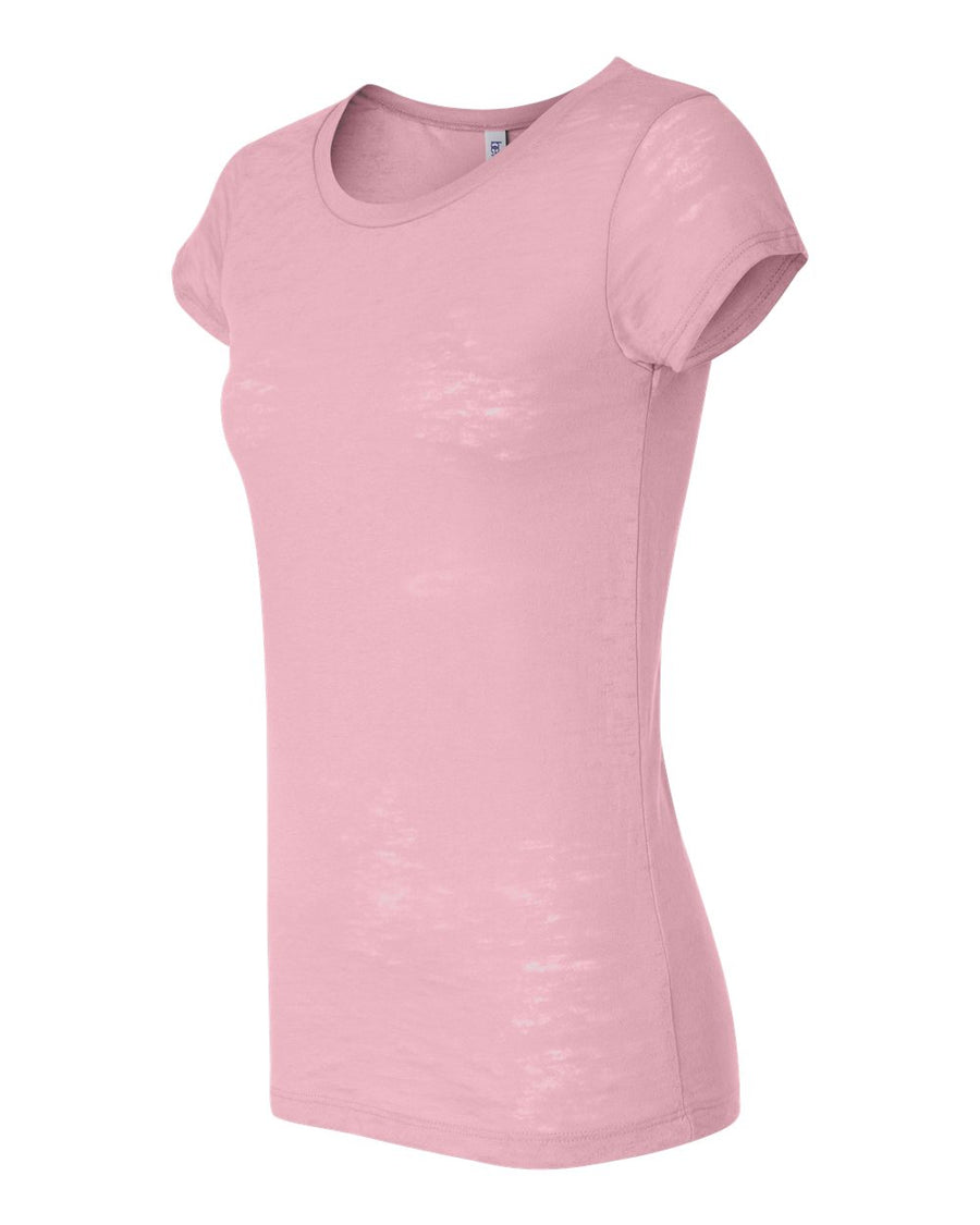 Women's Burnout Tee - Soft Pink