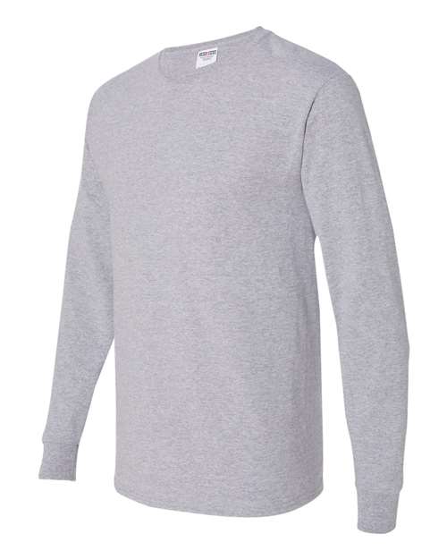 JERZEES 29LSR Athletic Heather — side