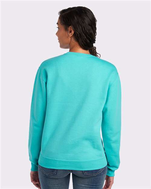JERZEES 562MR Scuba Blue — on model back