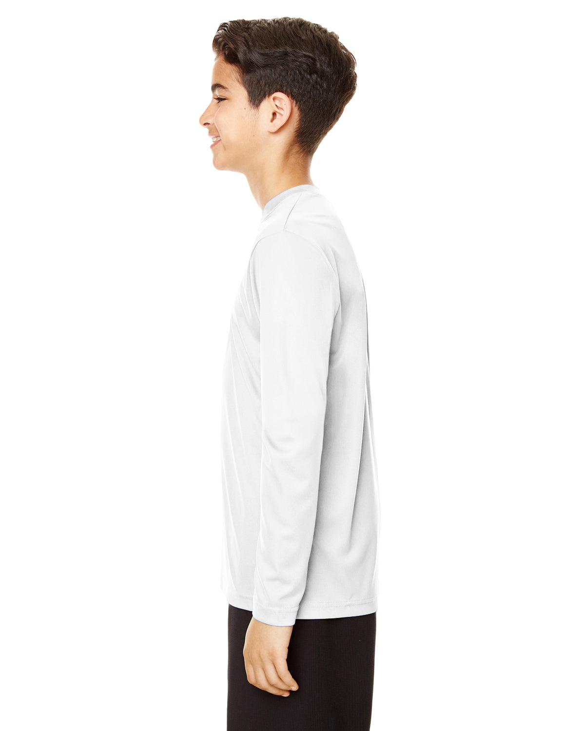Youth Zone Performance Long-Sleeve T-Shirt - White