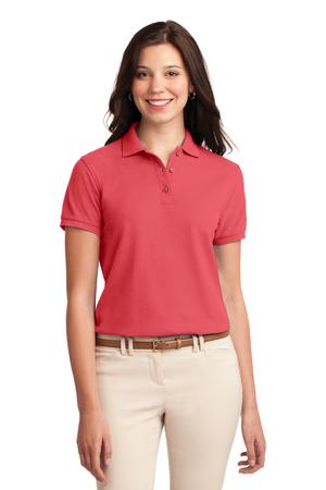 Women's Silk Touch Polo - Hibiscus