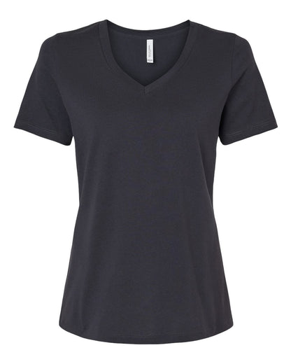 Women's Relaxed Jersey V-Neck T-Shirt - Dark Gray
