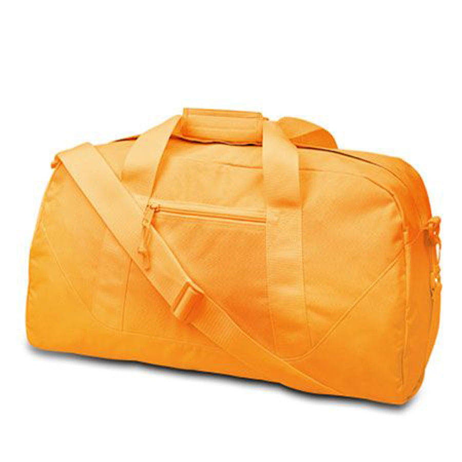Large Square Duffel - Safety Neon Orange