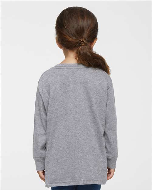 Rabbit Skins 3302 Heather — on model back