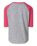 Rabbit Skins 3330 Vintage Heather/ Vintage Hot Pink — back