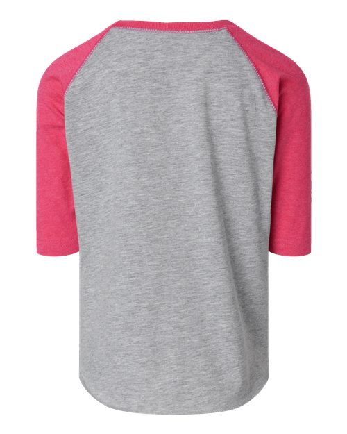 Rabbit Skins 3330 Vintage Heather/ Vintage Hot Pink — back