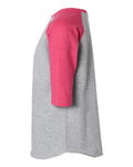 Rabbit Skins 3330 Vintage Heather/ Vintage Hot Pink — direct side