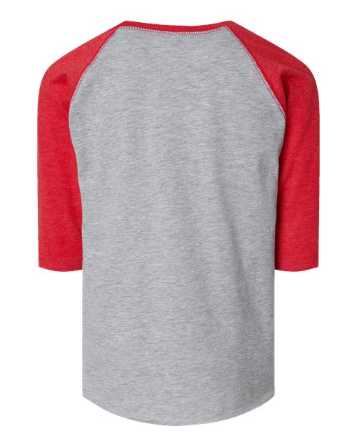 Rabbit Skins 3330 Vintage Heather/ Vintage Red — back