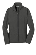 Women's Core Soft Shell Jacket - Black Charcoal Heather