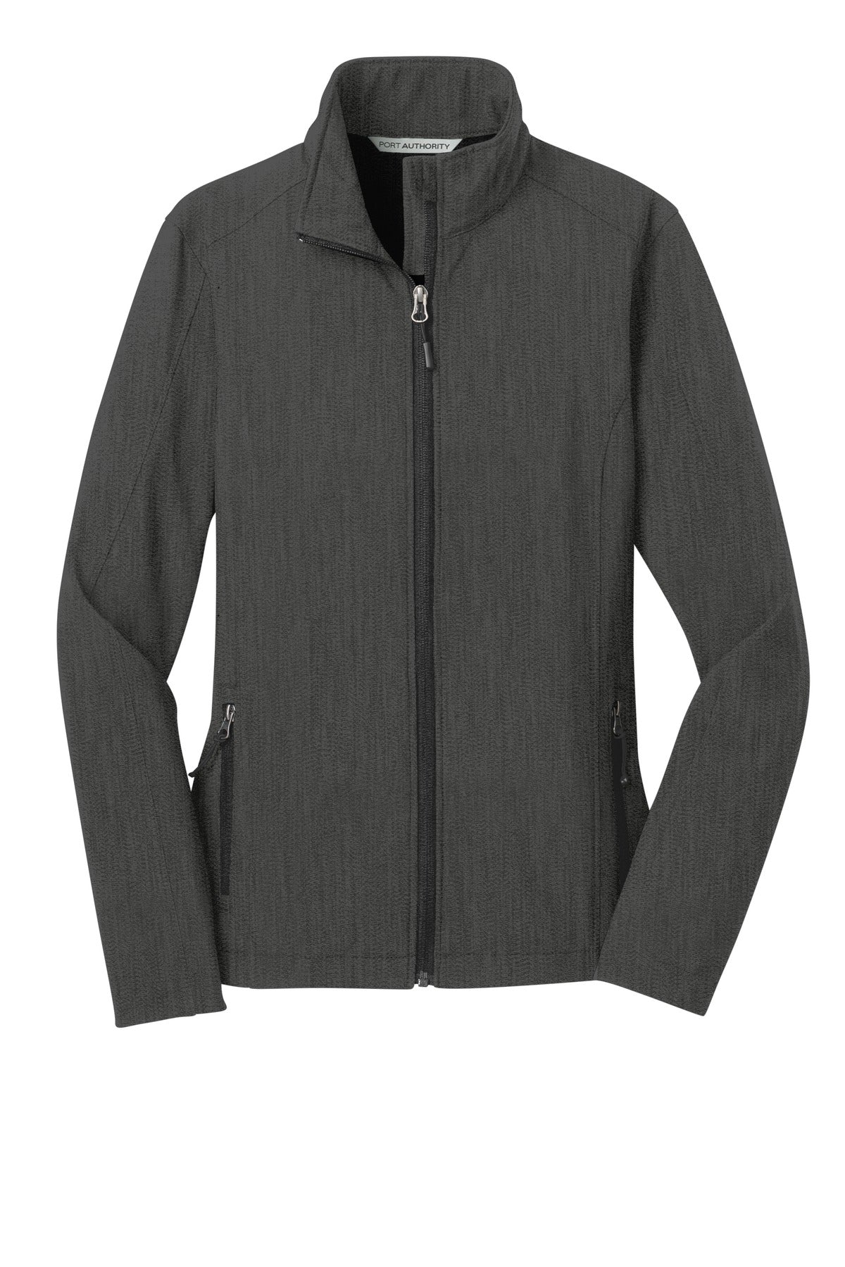 Women's Core Soft Shell Jacket - Black Charcoal Heather