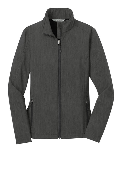 Women's Core Soft Shell Jacket - Black Charcoal Heather
