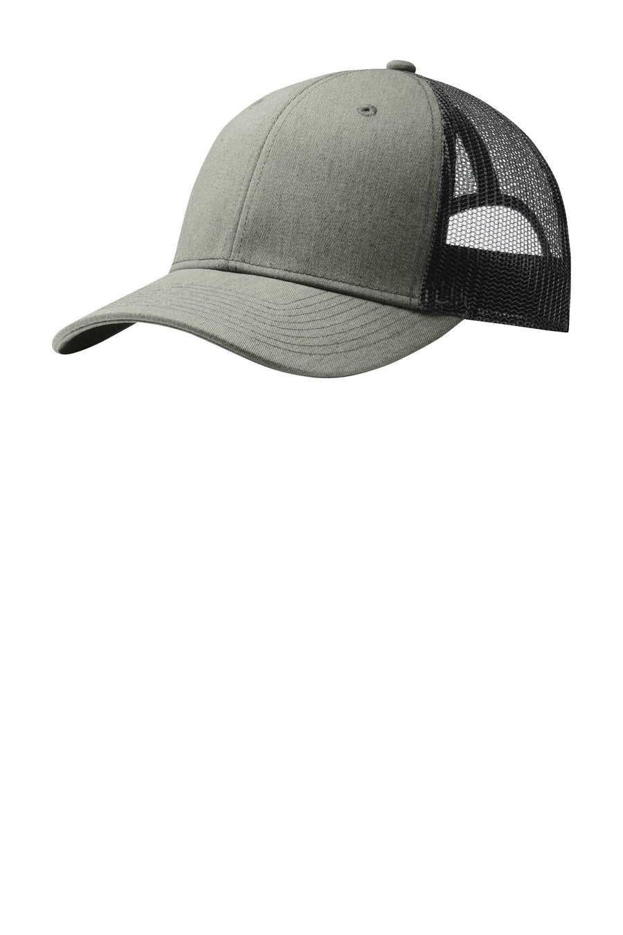 Snapback Trucker Cap - Heather Gray / Black