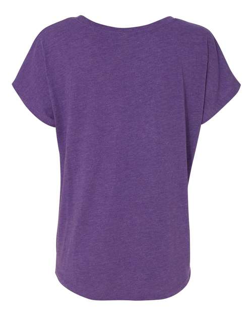 Next Level 6760 Purple Rush — back