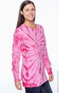 Unisex 100% Cotton Long-Sleeve T-Shirt - Spider Pink