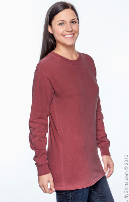 Unisex Heavyweight RS Long-Sleeve T-Shirt - Crimson