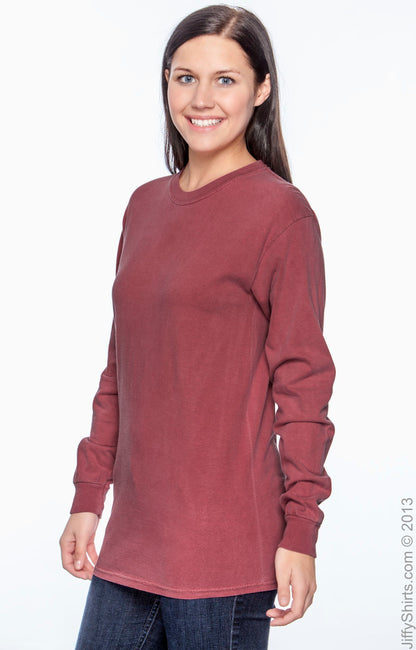 Unisex Heavyweight RS Long-Sleeve T-Shirt - Crimson