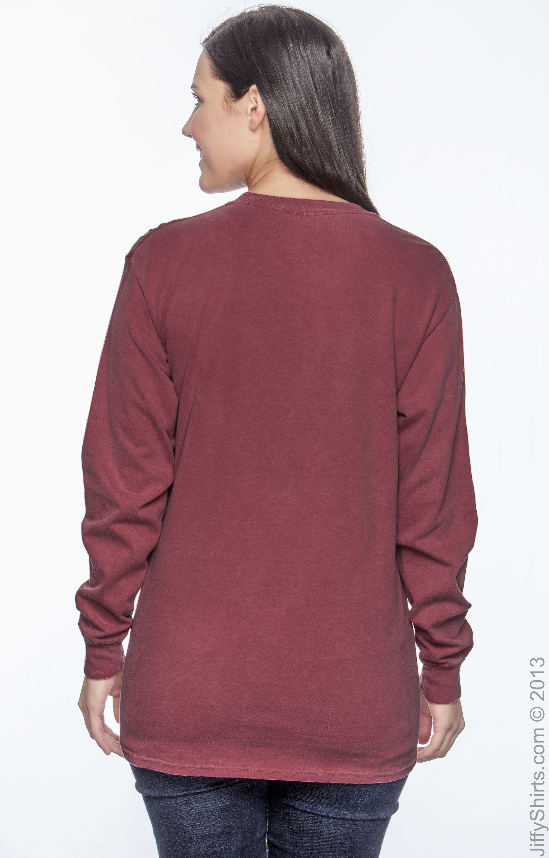 Unisex Heavyweight RS Long-Sleeve T-Shirt - Crimson
