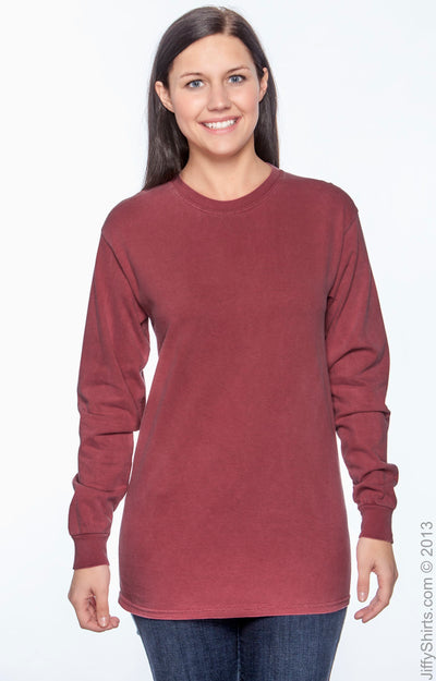 Unisex Heavyweight RS Long-Sleeve T-Shirt - Crimson