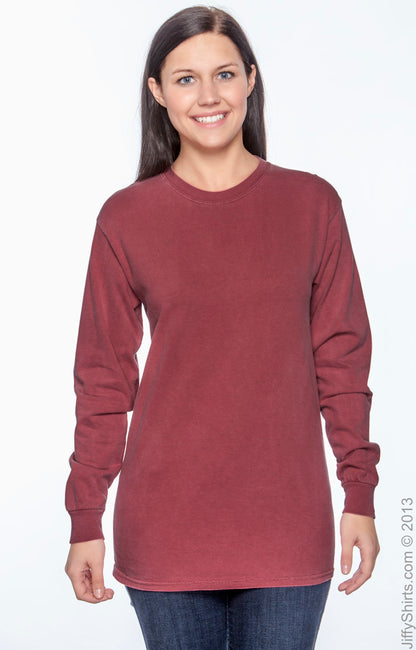 Unisex Heavyweight RS Long-Sleeve T-Shirt - Crimson