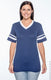 Augusta Sportswear 360 - Unisex Sleeve Stripe Jersey - Navy / White