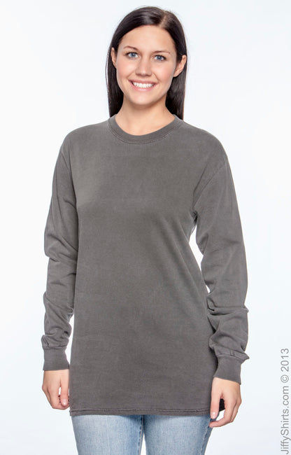 Unisex Heavyweight RS Long-Sleeve T-Shirt - Pepper