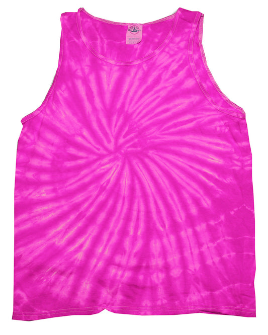 Unisex 100% Cotton Tank Top - Spider Pink
