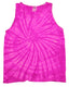 Tie-Dye CD3500 - Unisex 100% Cotton Tank Top - Spider Pink
