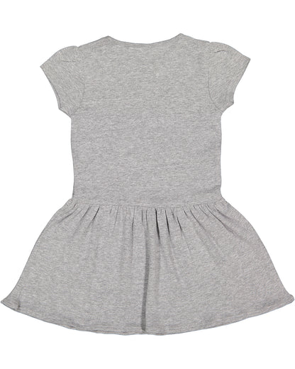 Toddler Baby Rib Dress - Heather