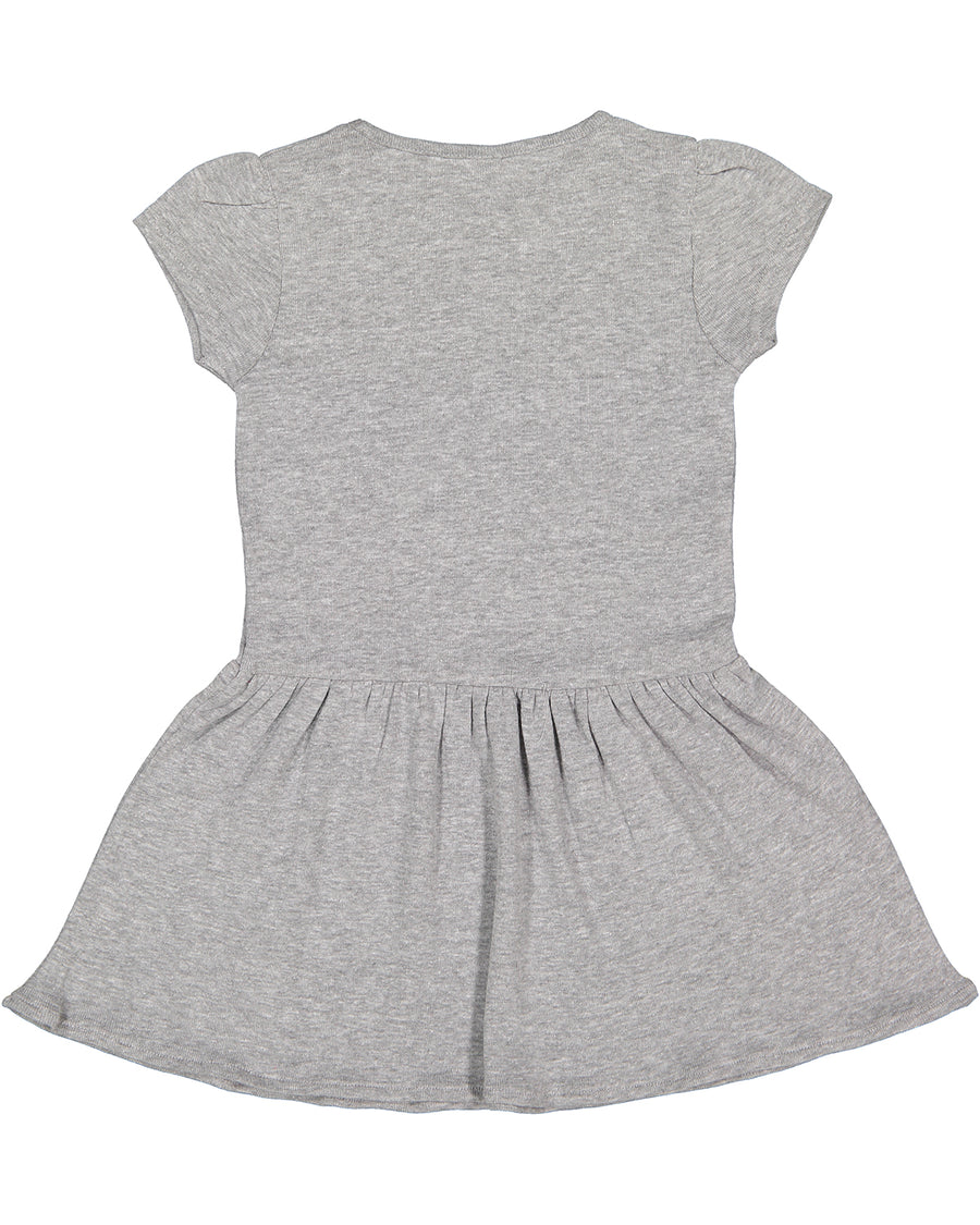 Toddler Baby Rib Dress - Heather