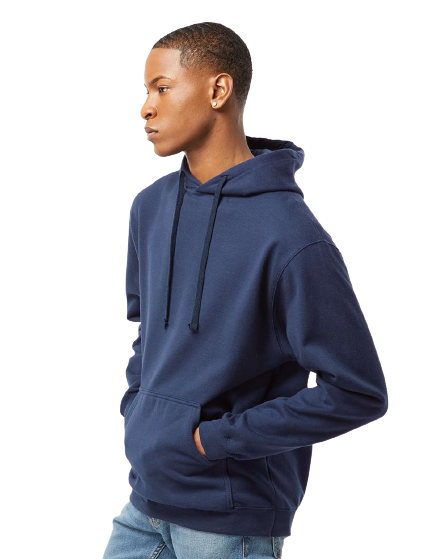 Unisex Fleece Pullover Hoodie - Navy