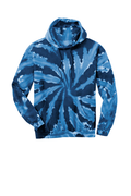 Unisex Tie-Dye Pullover Hoodie - Navy