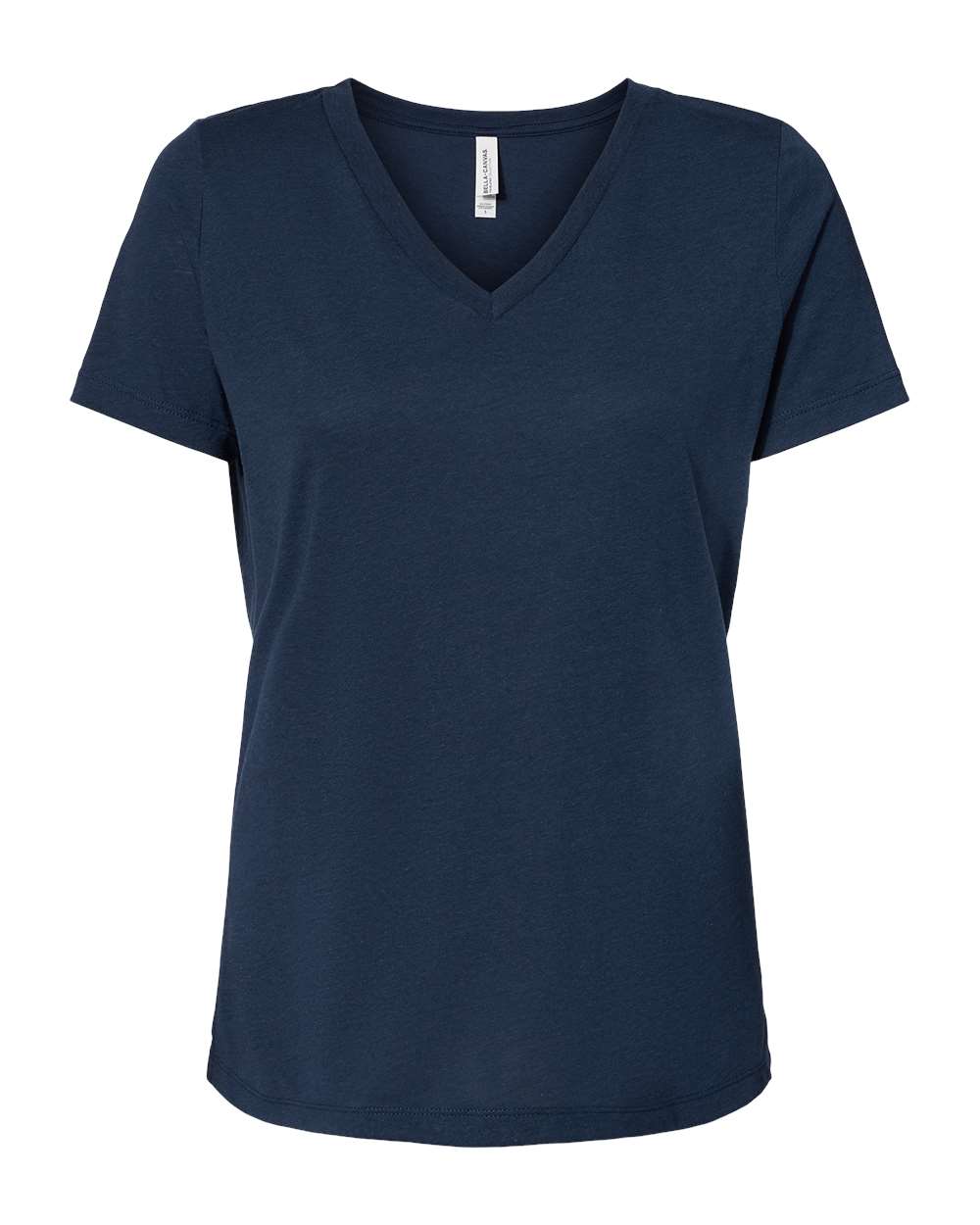 Women's Relaxed Jersey V-Neck T-Shirt - Solid Navy Triblend