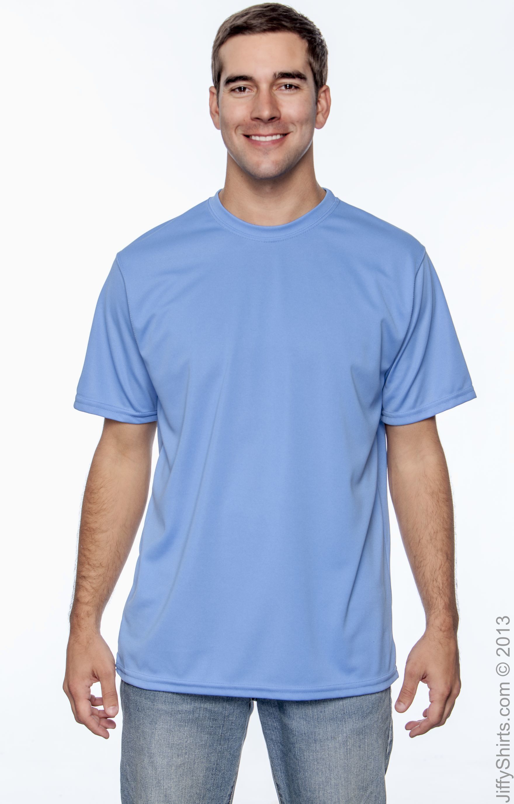 Unisex Wicking T-Shirt - Columbia Blue