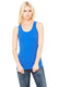 Bella + Canvas 1080 - Women's Baby Rib Tank - True Royal