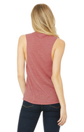 Women's Flowy Scoop Muscle Tank - Mauve Slub