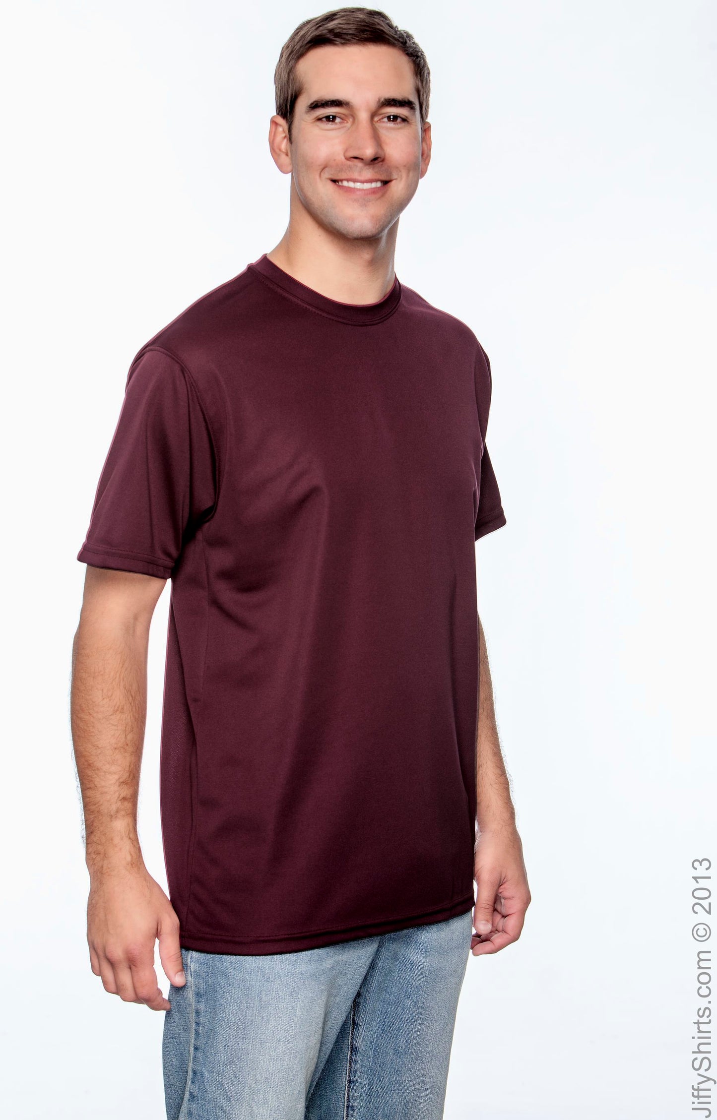 Unisex Wicking T-Shirt - Maroon