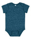 Rabbit Skins 4491RA - Infant Harborside Melange Bodysuit - Oceanside Melange