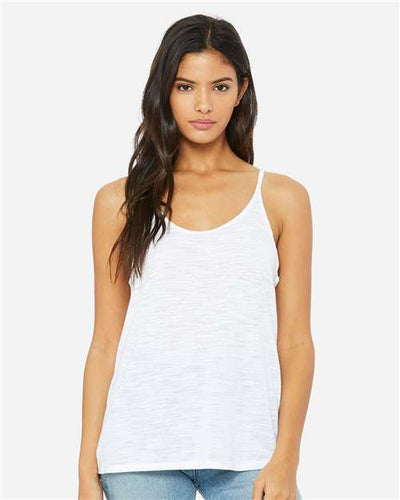 BELLA + CANVAS 8838 White Slub — on model front