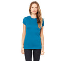 Women's Sheer Mini Rib Short-Sleeve T-Shirt - Deep Teal
