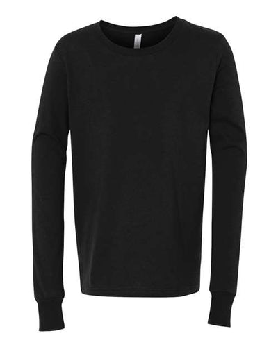 BELLA + CANVAS 3501Y Black — front