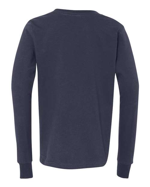 BELLA + CANVAS 3501Y Navy — back