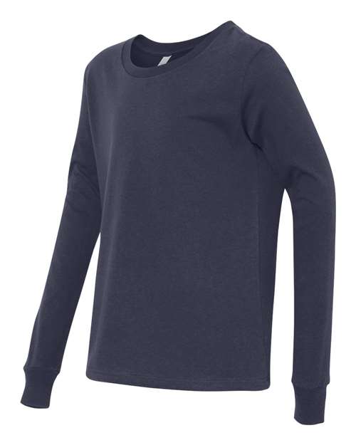BELLA + CANVAS 3501Y Navy — side