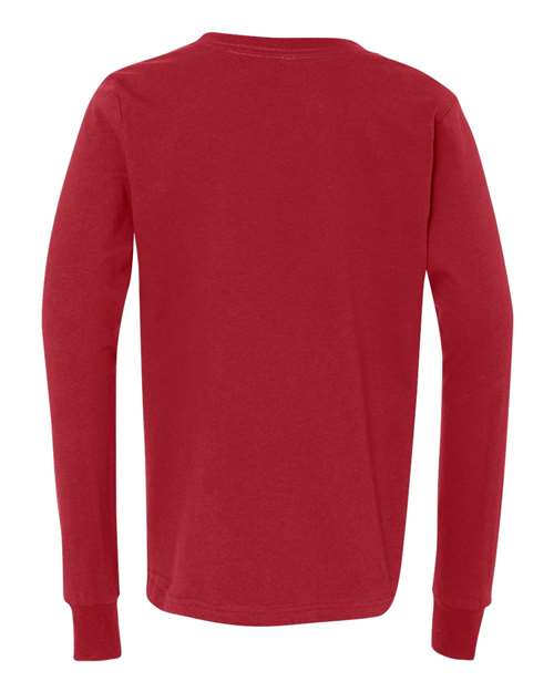 BELLA + CANVAS 3501Y Red — back